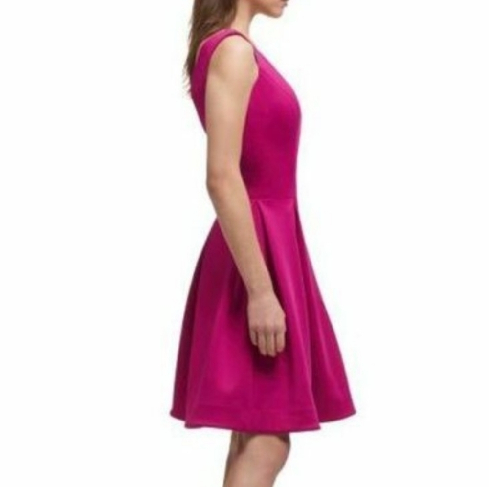 DKNY fusha pink dress org.$109